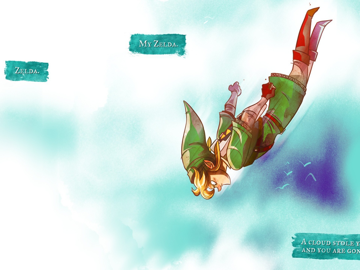 Девочка пикирует