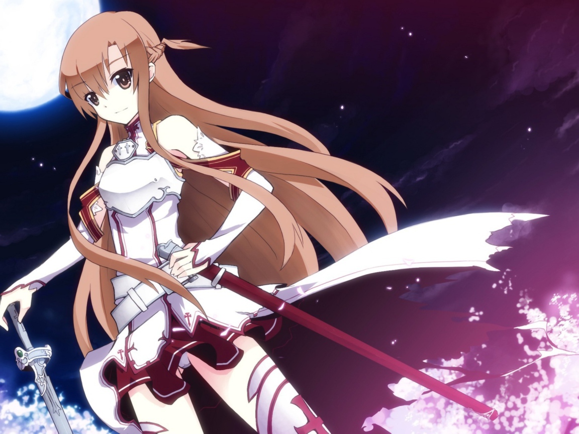 Девушка под луной