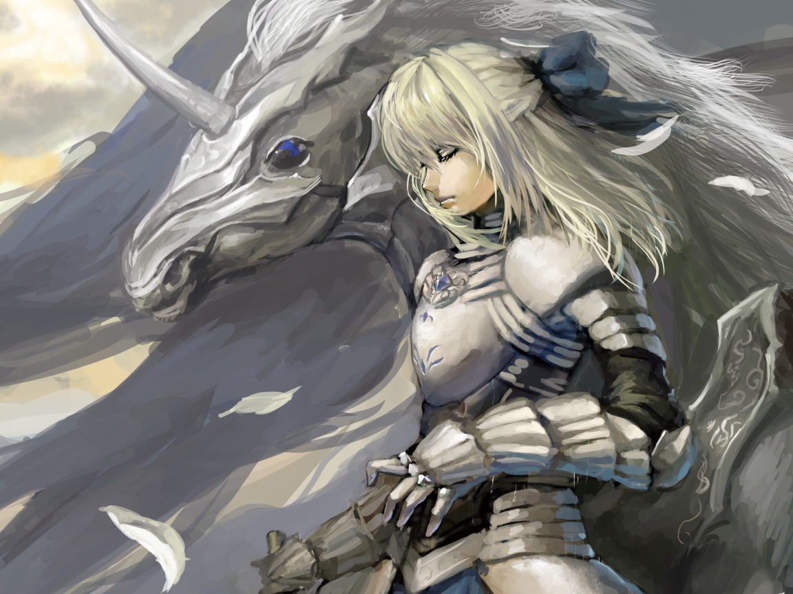 Девушка с единорогом