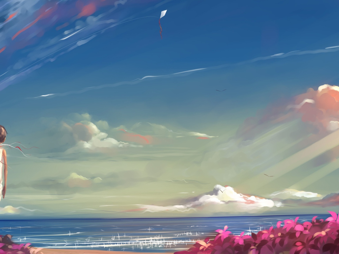 Девочка на берегу