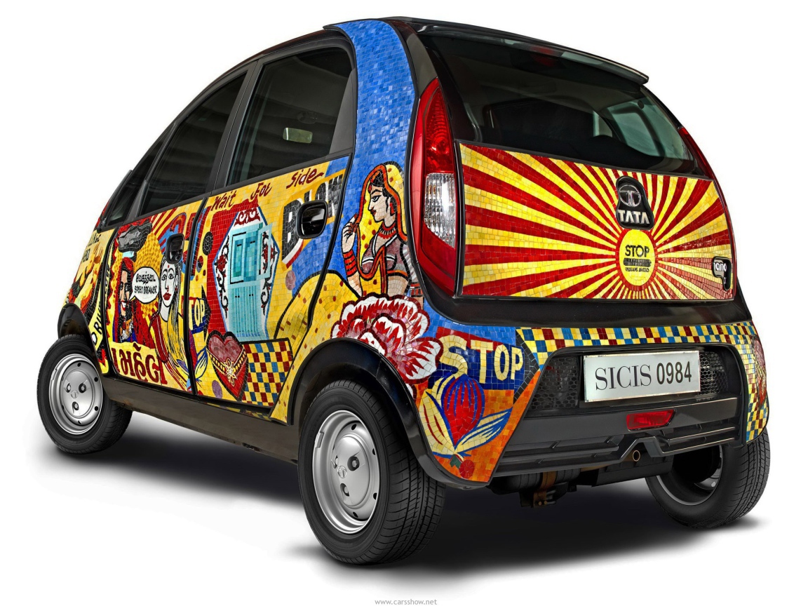 Автомобиль марки Tata Nano 2014