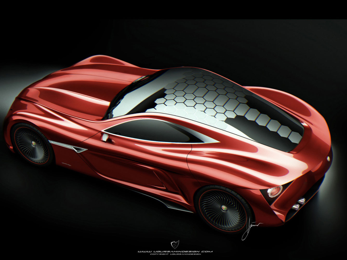 Красивый автомобиль Alfa Romeo 169 в Москве