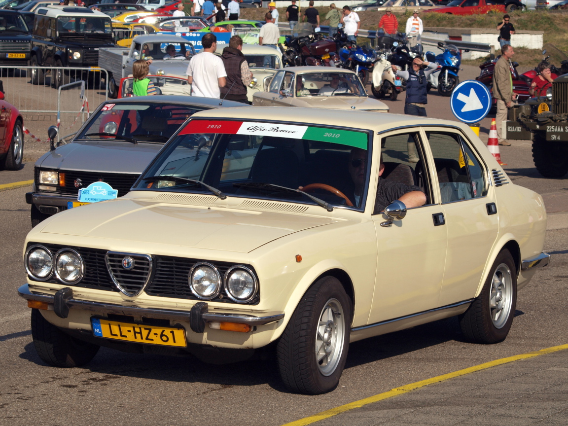 Новая машина Alfa Romeo alfetta