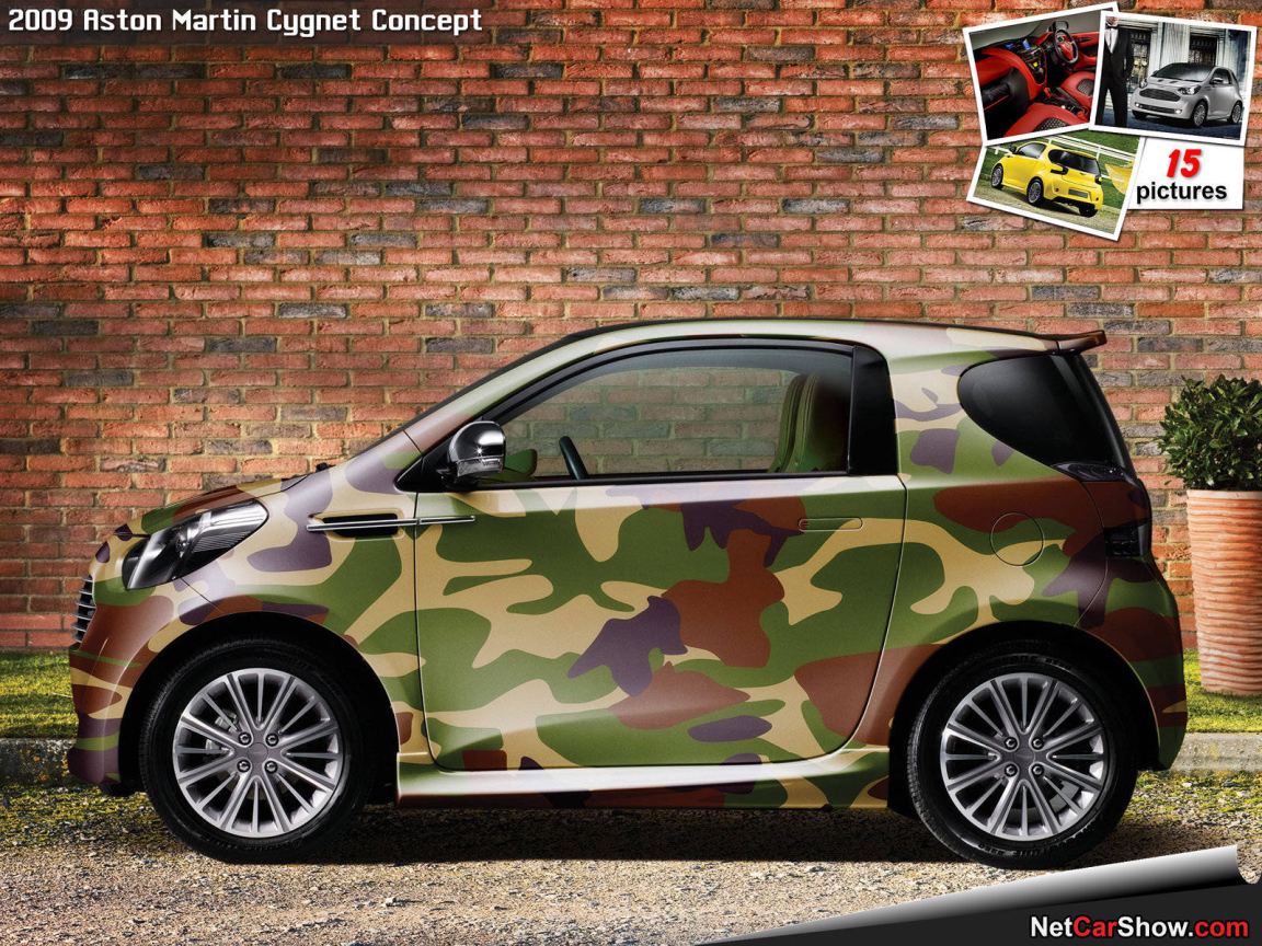 Новая машина Aston Martin cygnet
