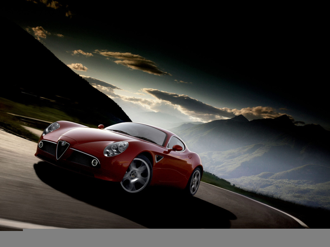 BMW На горной дороге