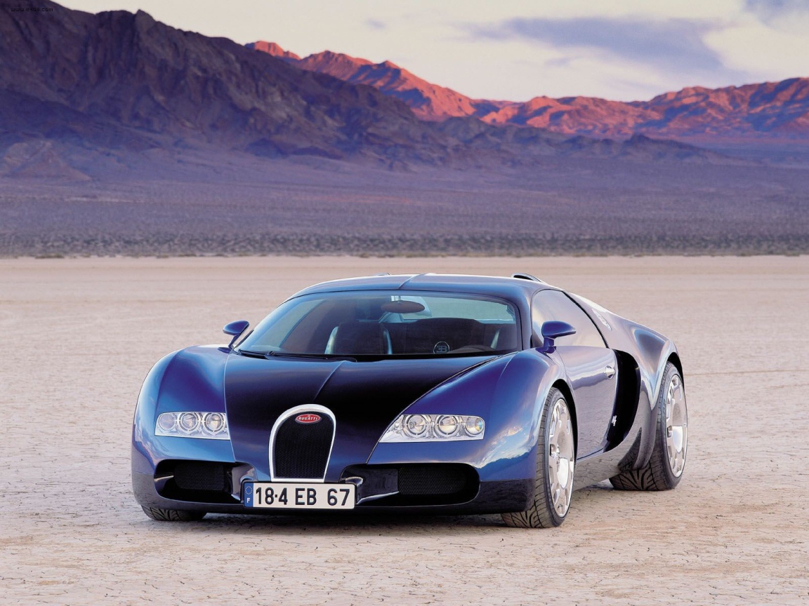 Bugatti Veyron supersport 16.4 на природе