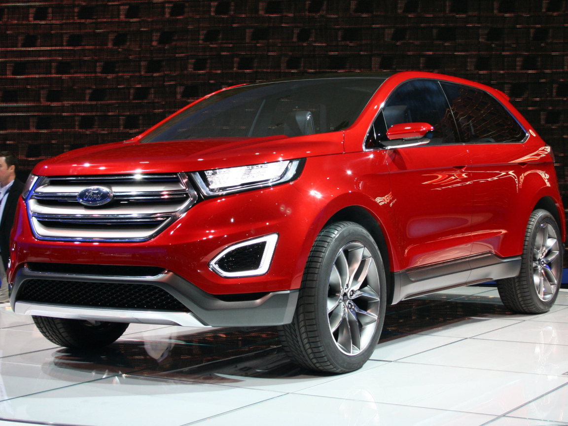 Красивый автомобиль Ford Edge 2014