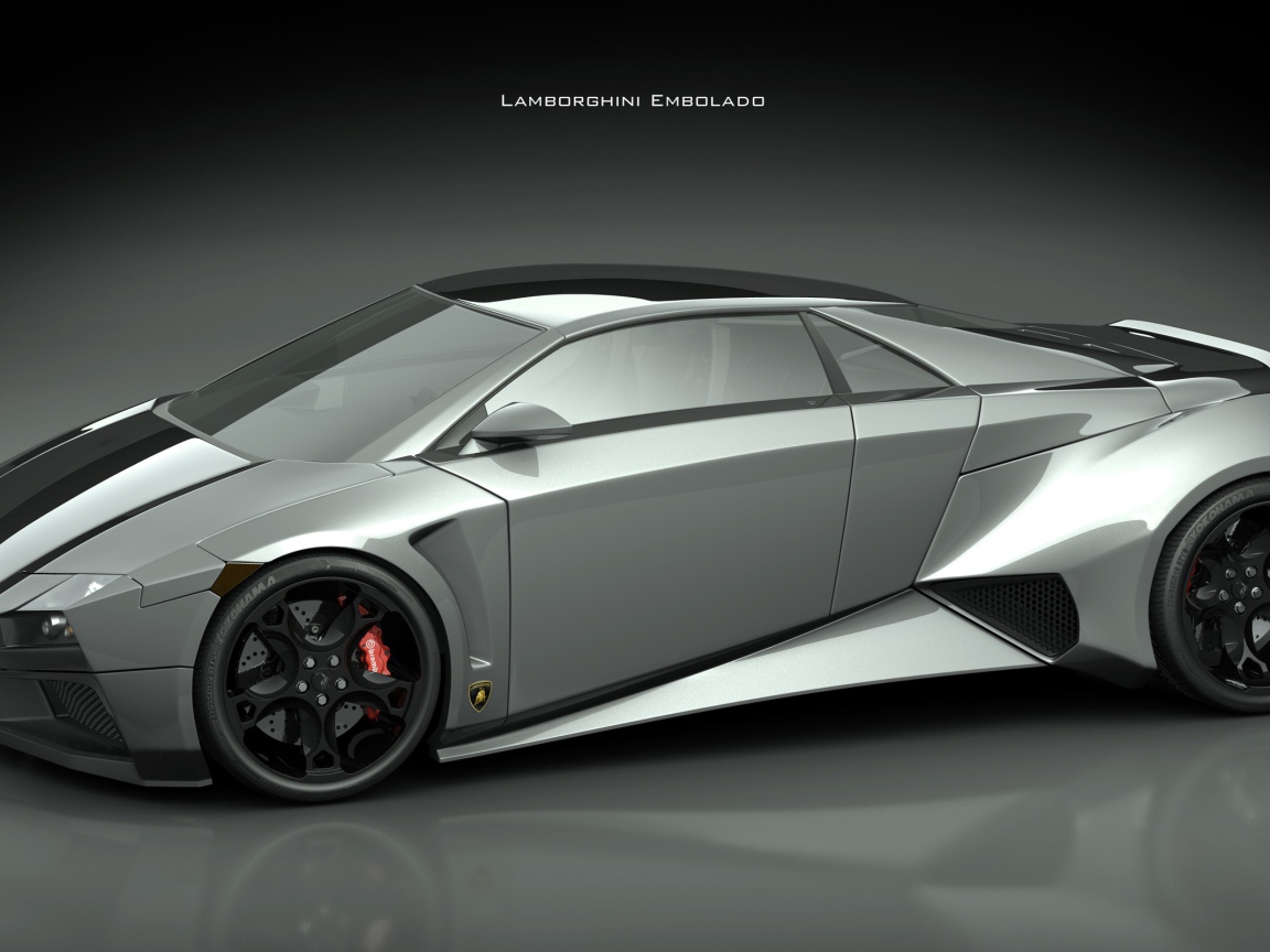 Автомобиль Lamborghini embolado