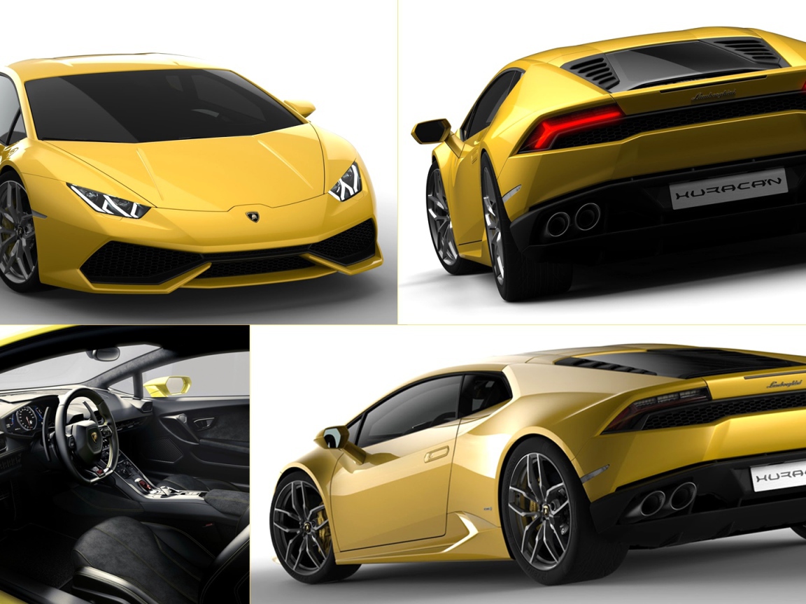 Новая машина Lamborghini Huracan