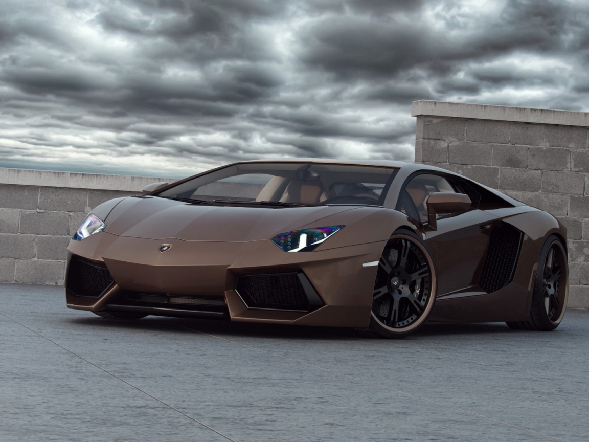 Надежный автомобиль Lamborghini Aventador