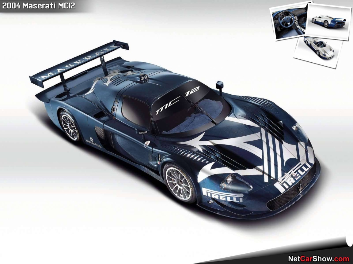 Красивый автомобиль Maserati MC12