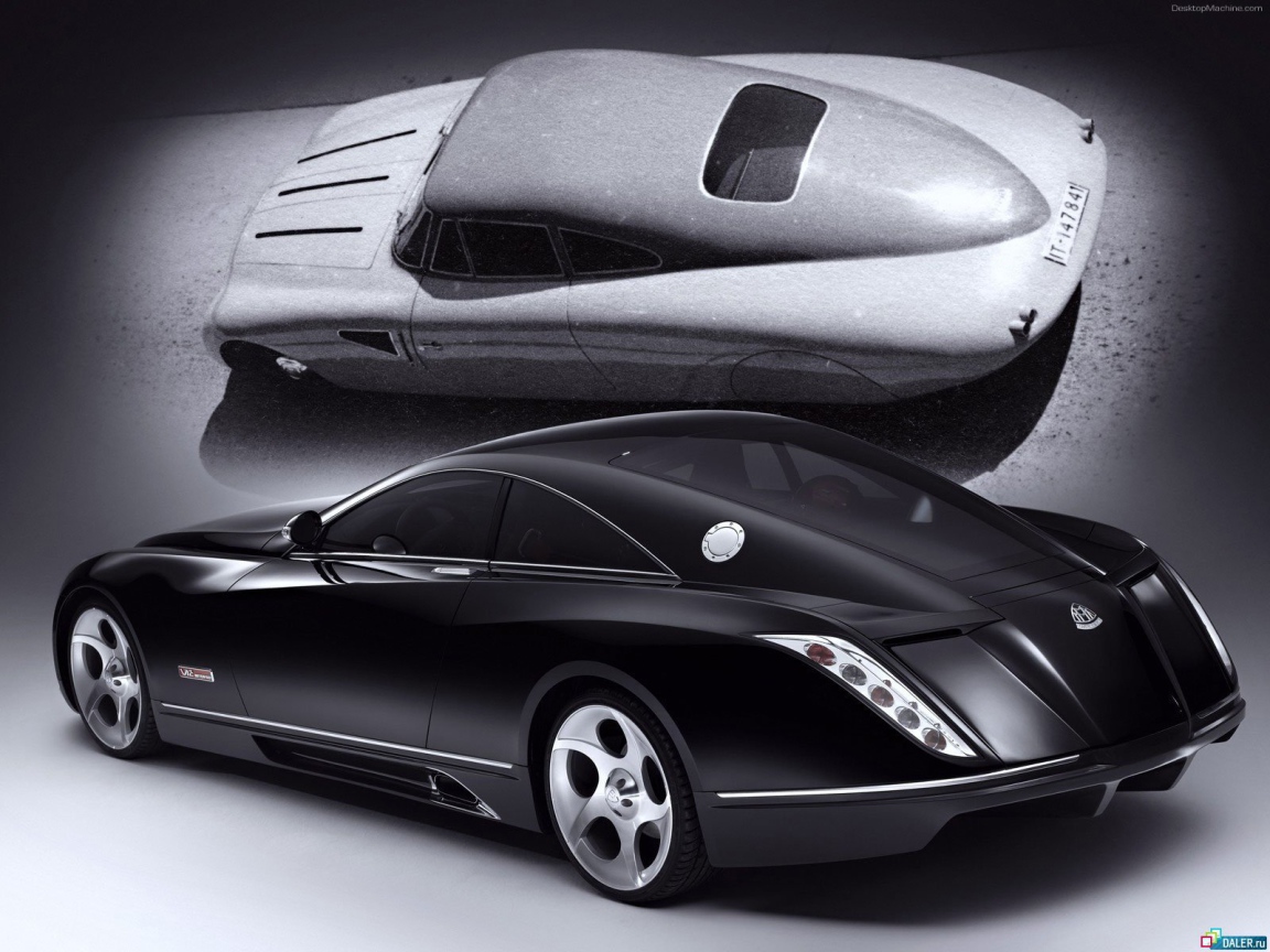 Красивый автомобиль Maybach  Exelero