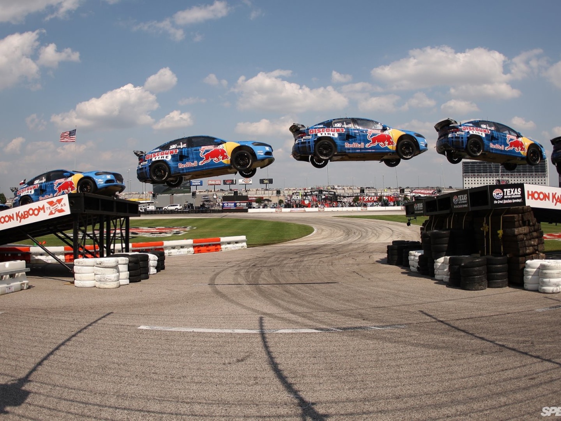 Прыжок на автомобиле