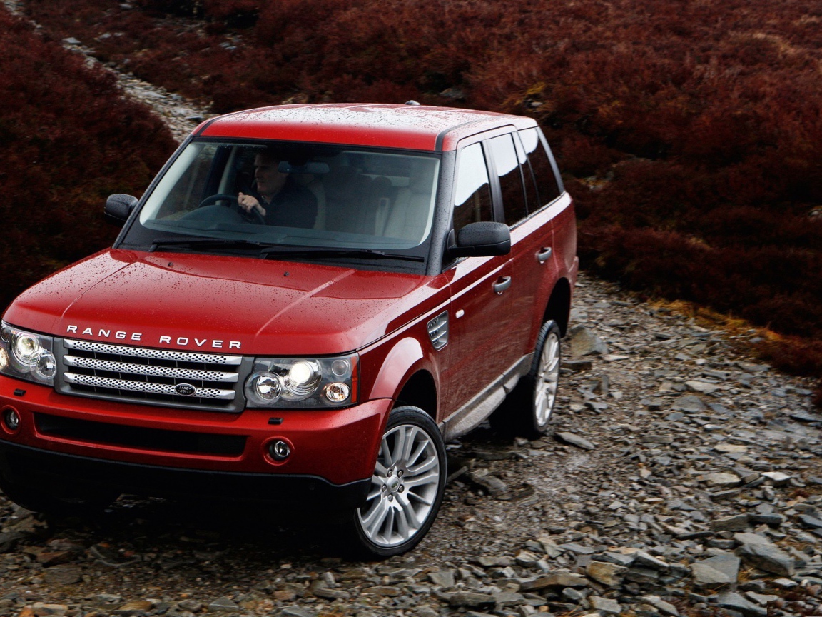 Красный Лэнд ровер