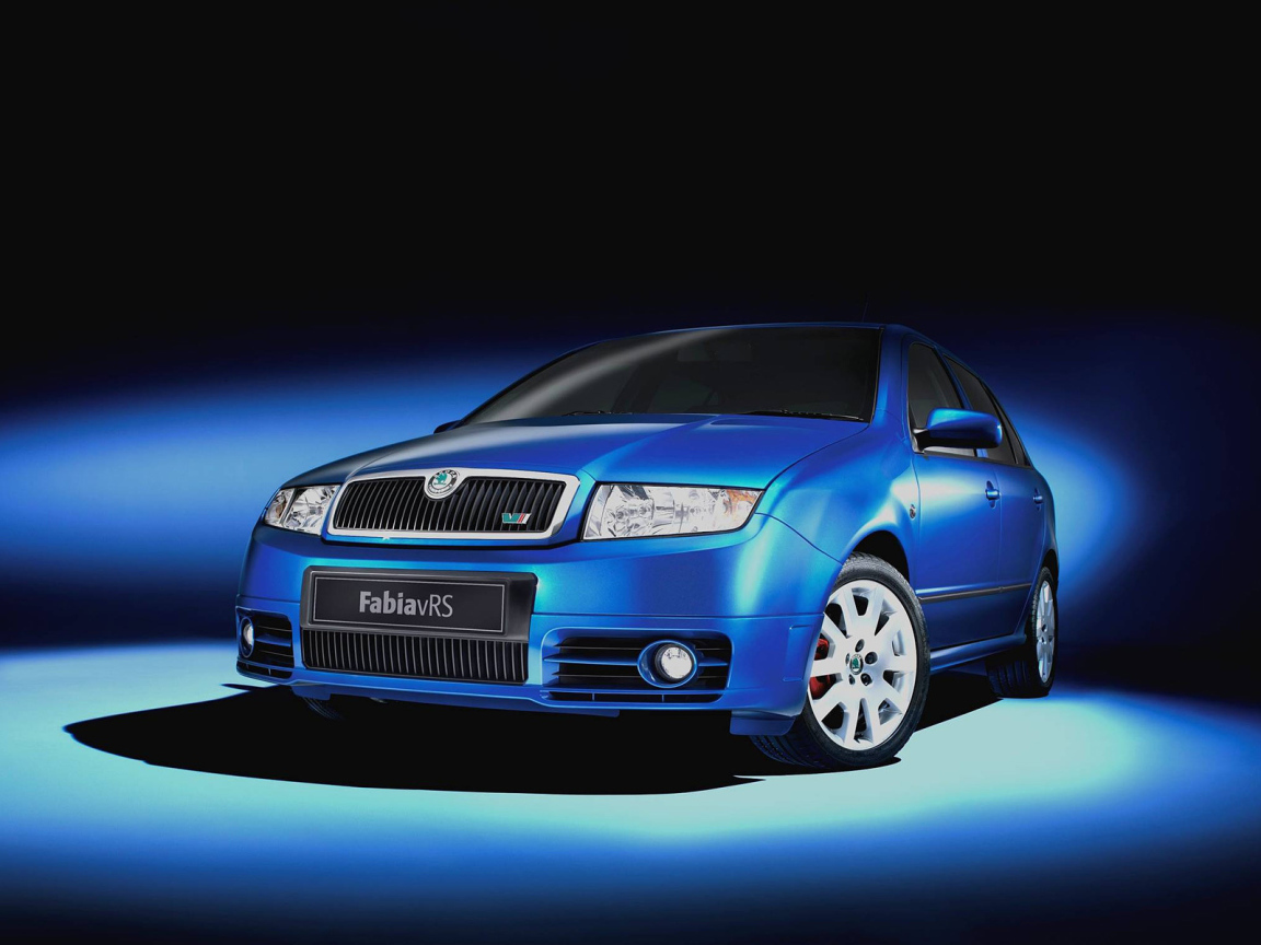 Красивый автомобиль Skoda Fabia в Москве