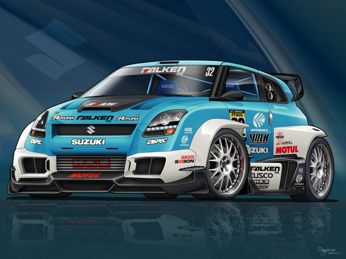  Красивый автомобиль Suzuki Swift