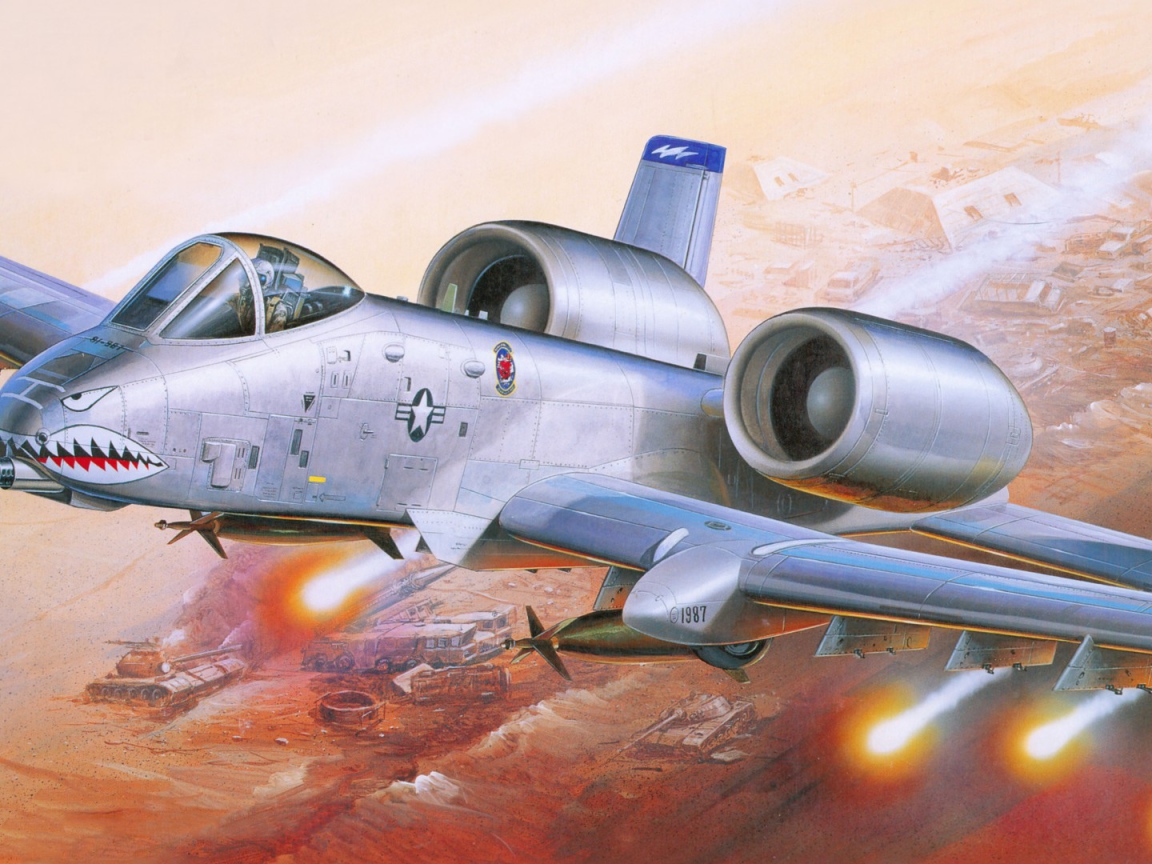 Бомбардировщик в атаке