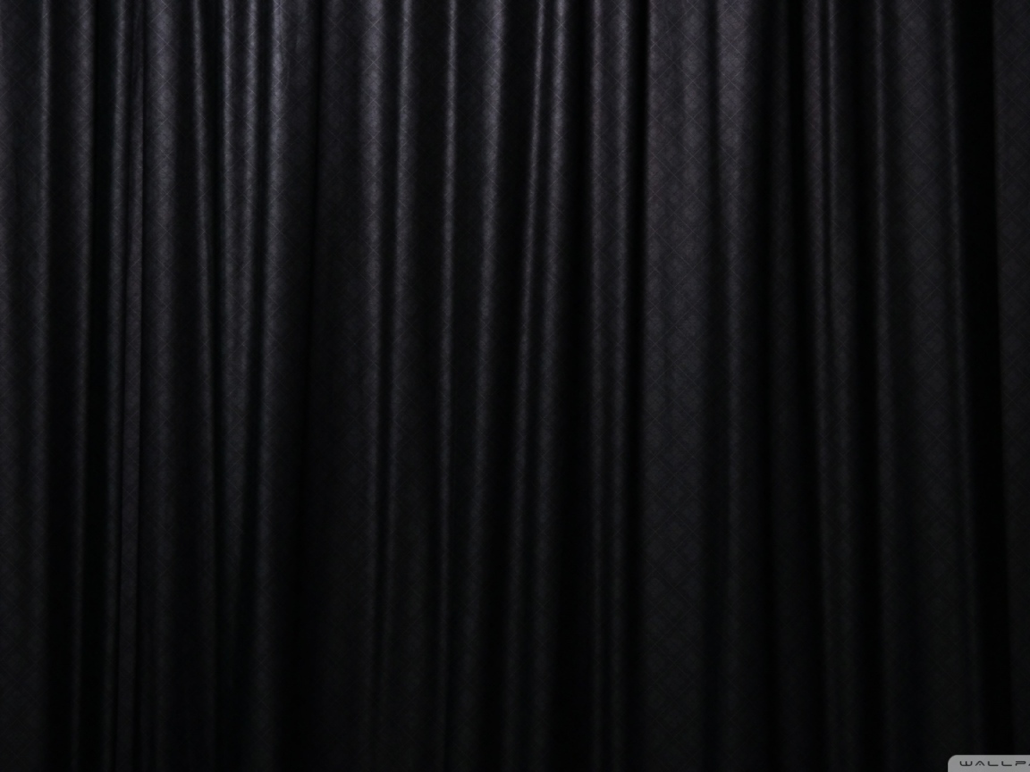 Черный занавес на обоях
