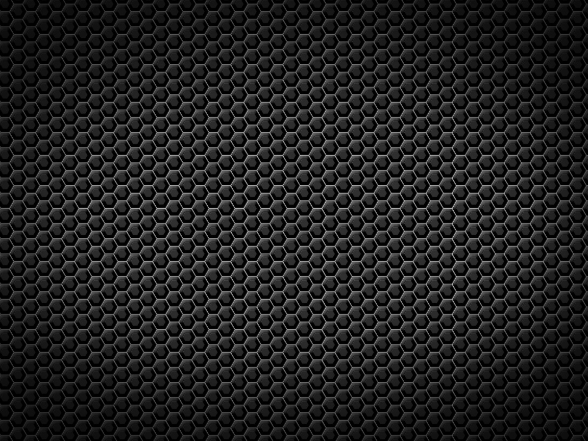 Черные обои  с шестигранной текстурой