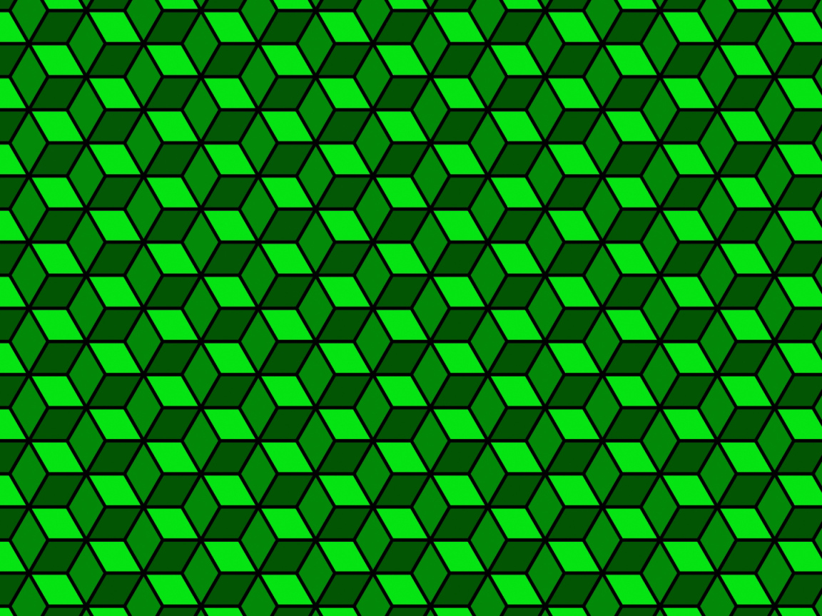 Зелёный кубик