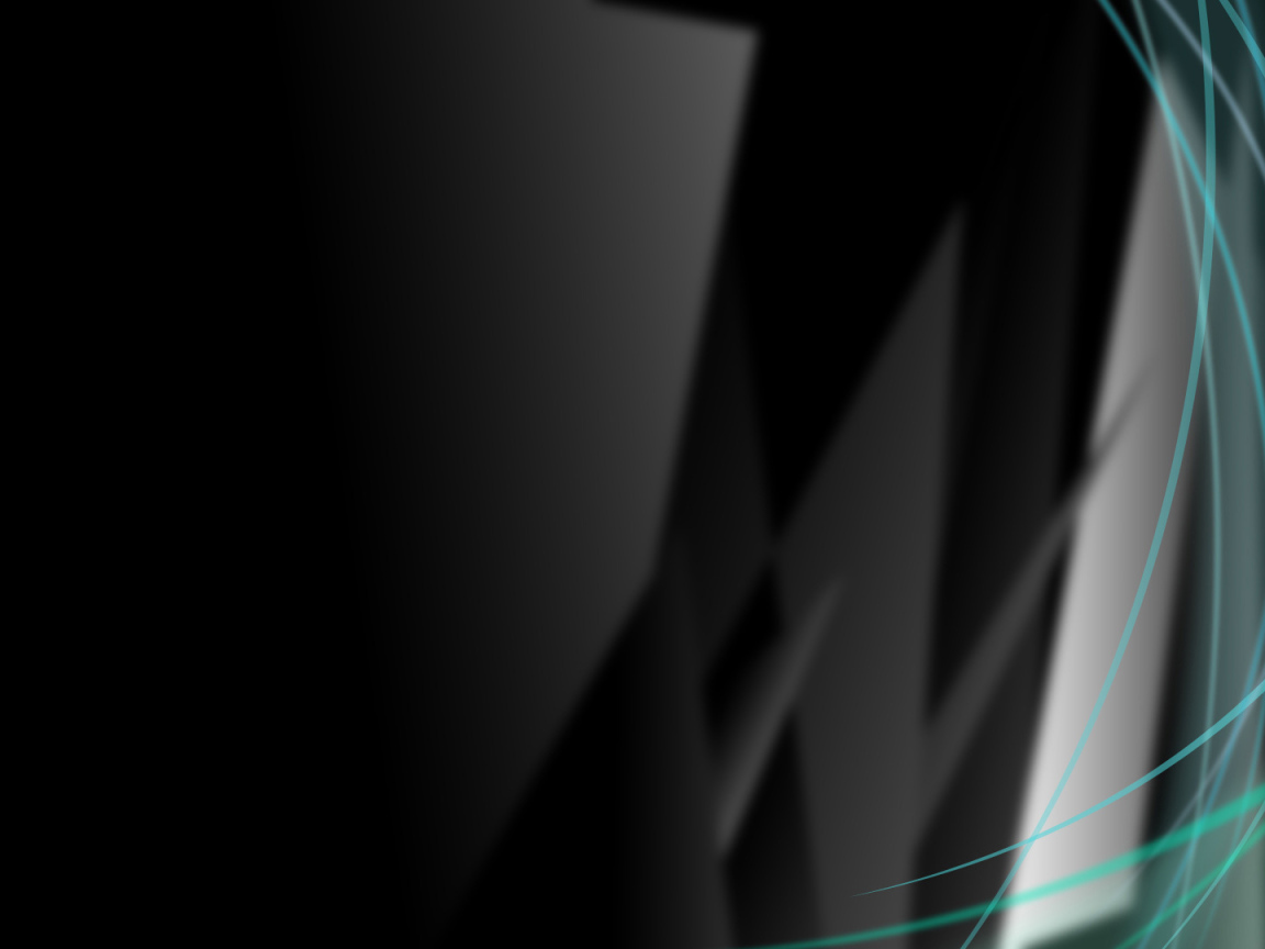 Волны света на черных обоях