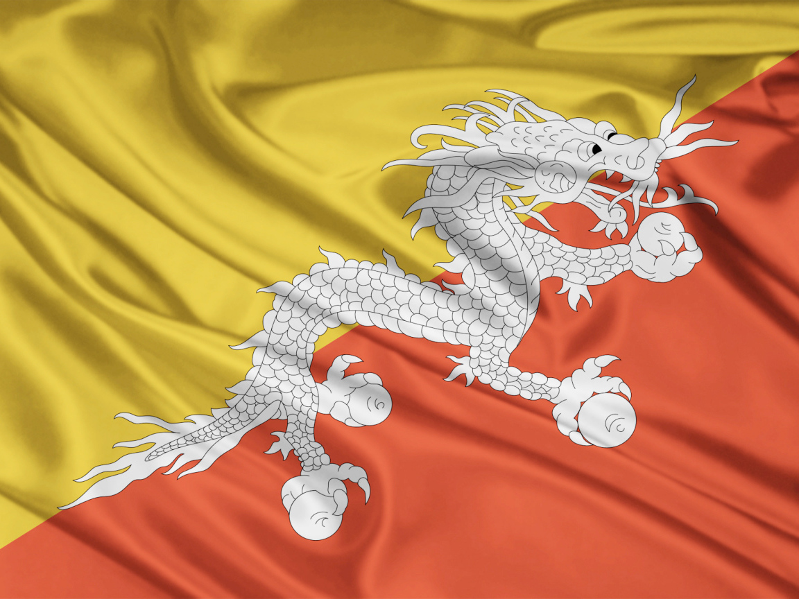 Флаг Королевства Бутан