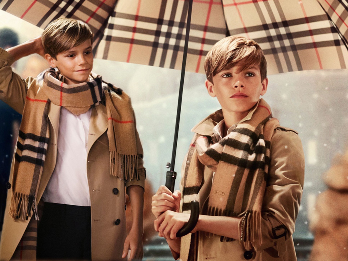 Одежда для детей от Burberry