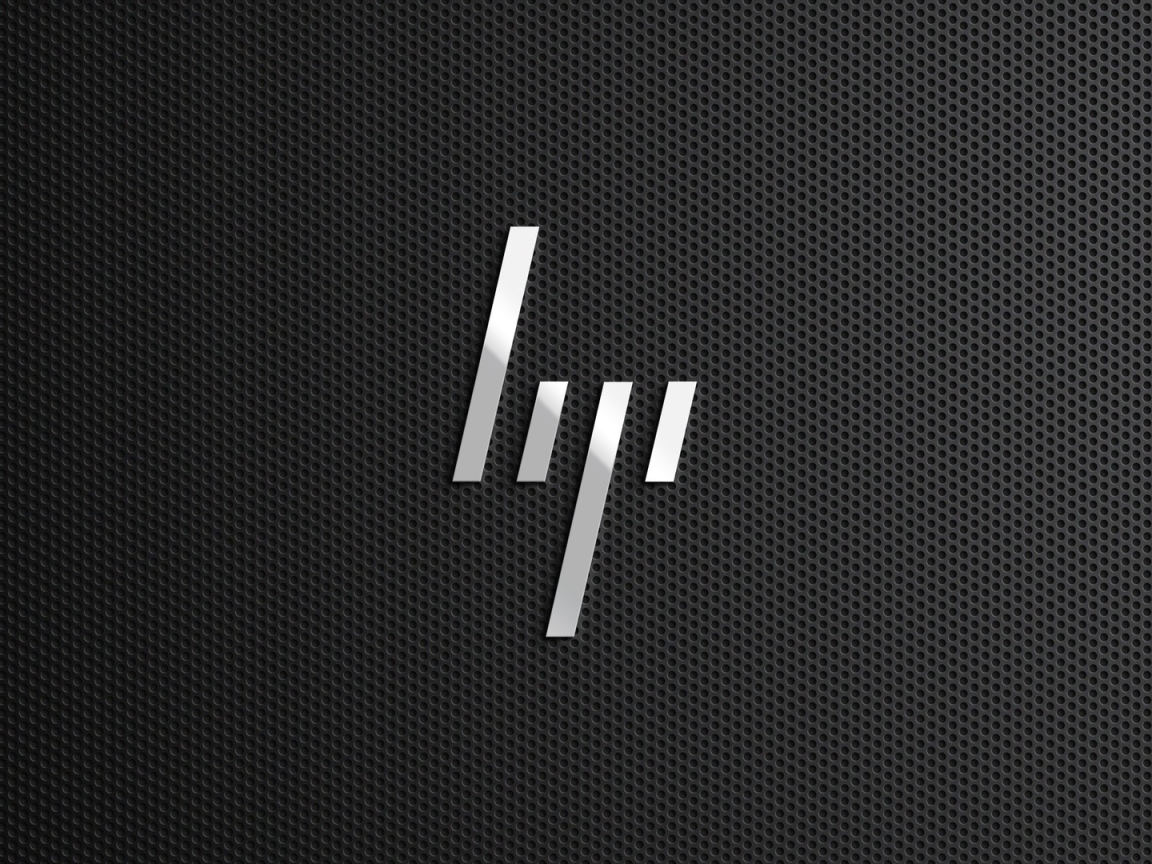Строгий логотип HP