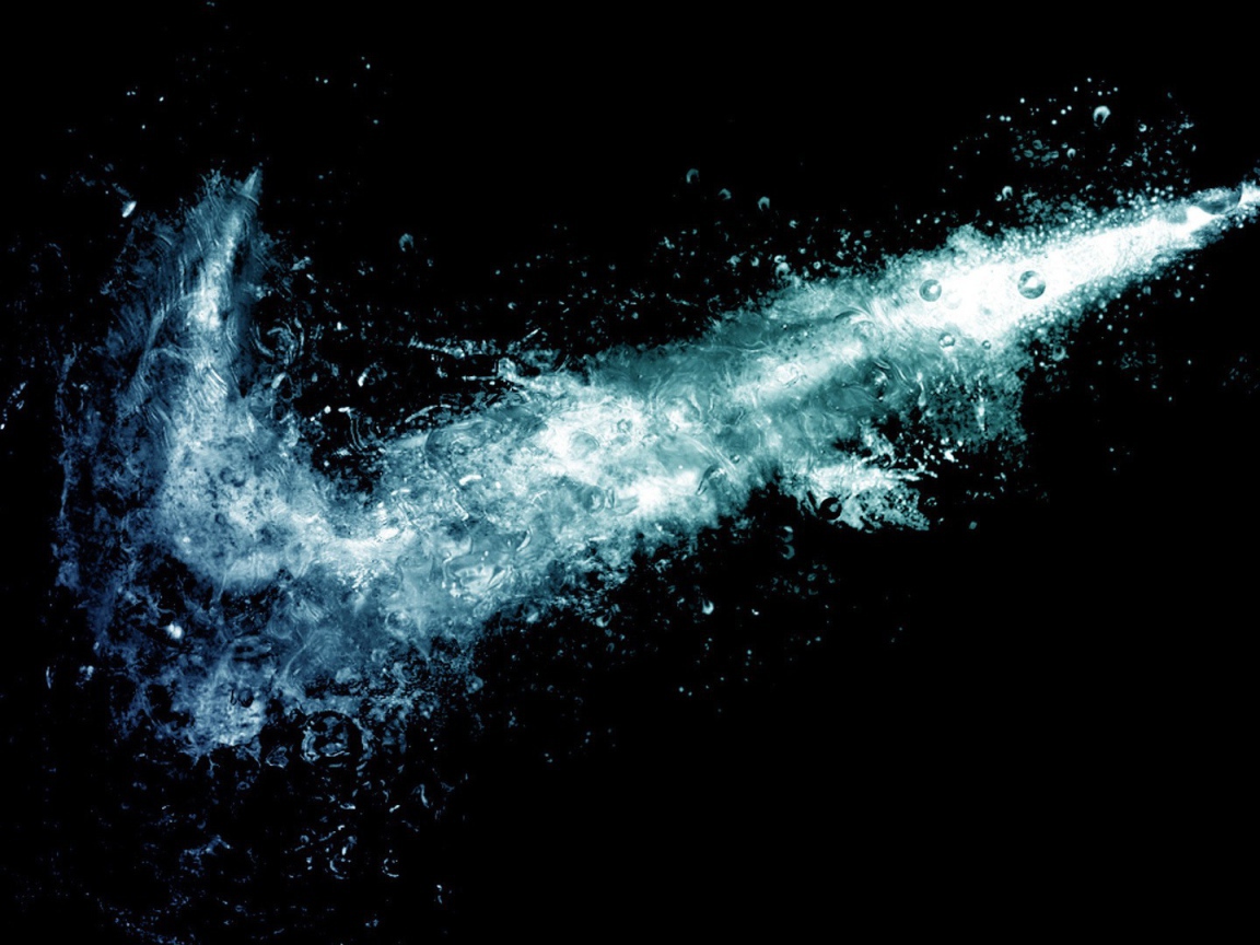 Вода и краска Найк