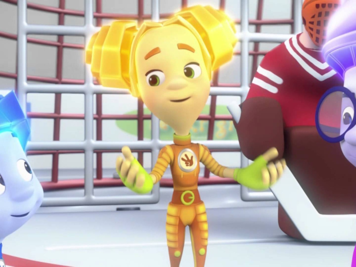 Девочка из мультфильма Фиксики