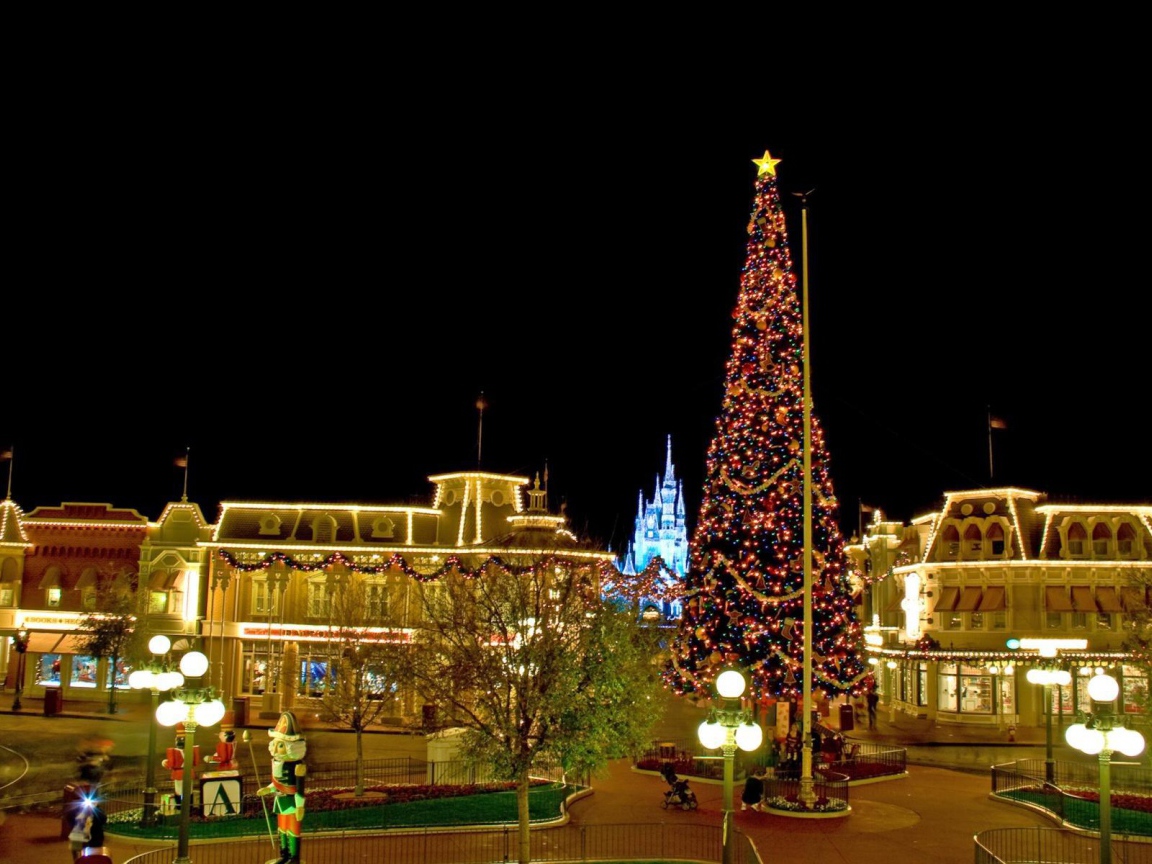 Рождество в Диснейленде
