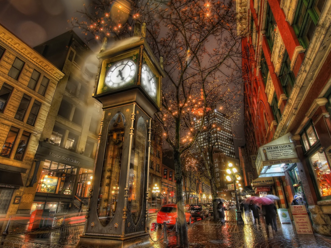 Дождливый вечер в городе