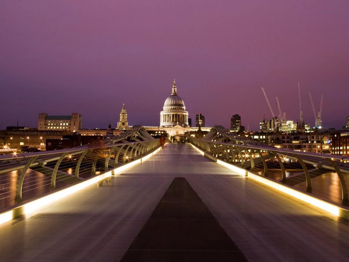 Огни ночного Лондона