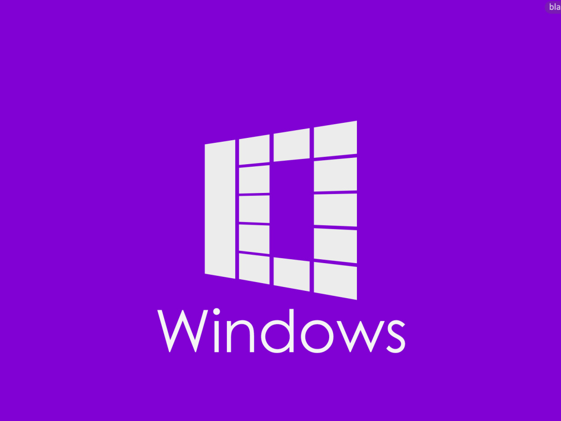 Сиреневый логотип Windows 10