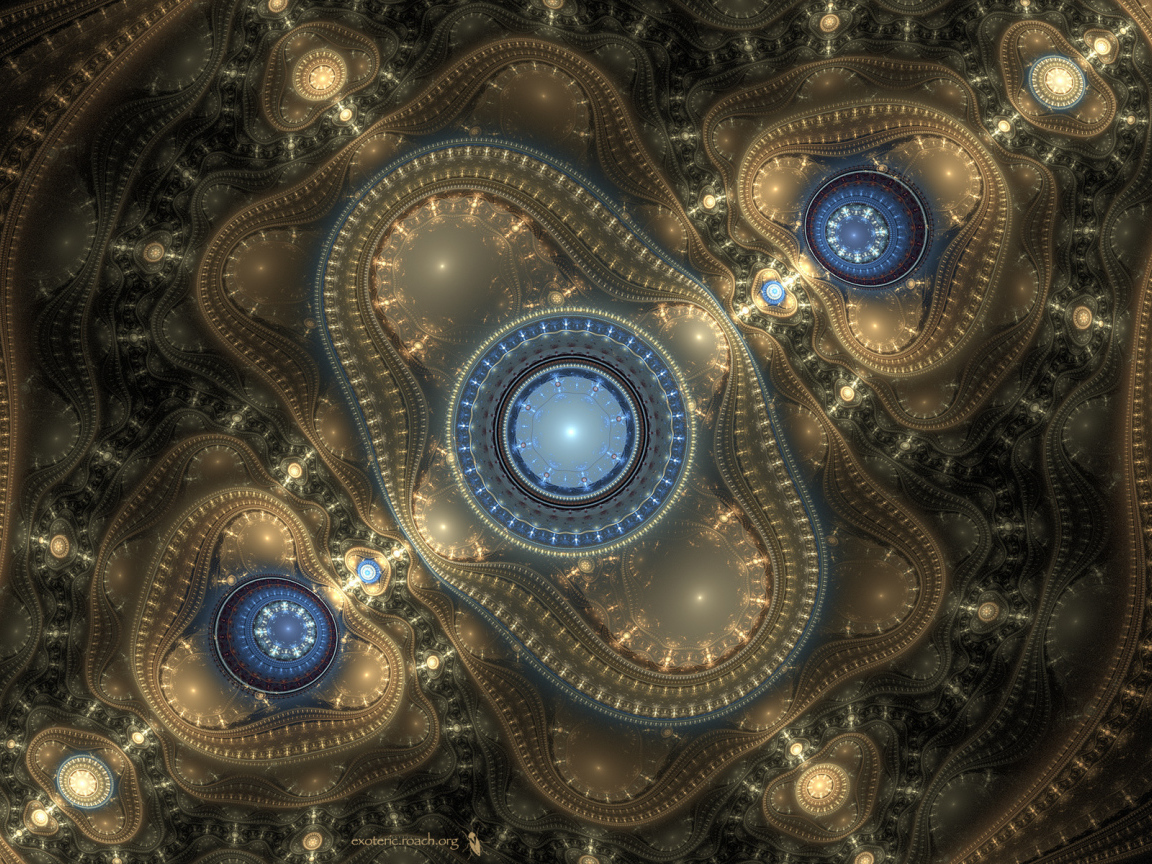 Яркие узоры стимпанк