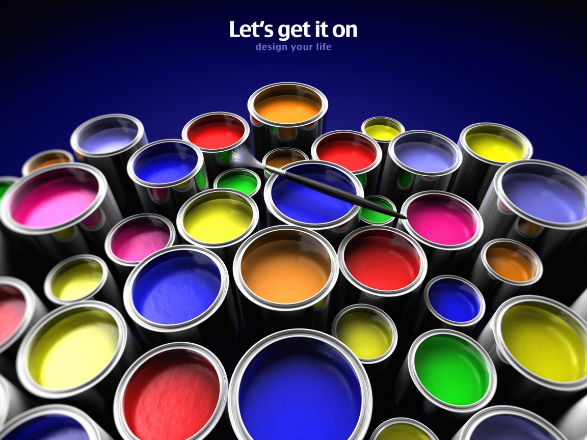 Цветные краски