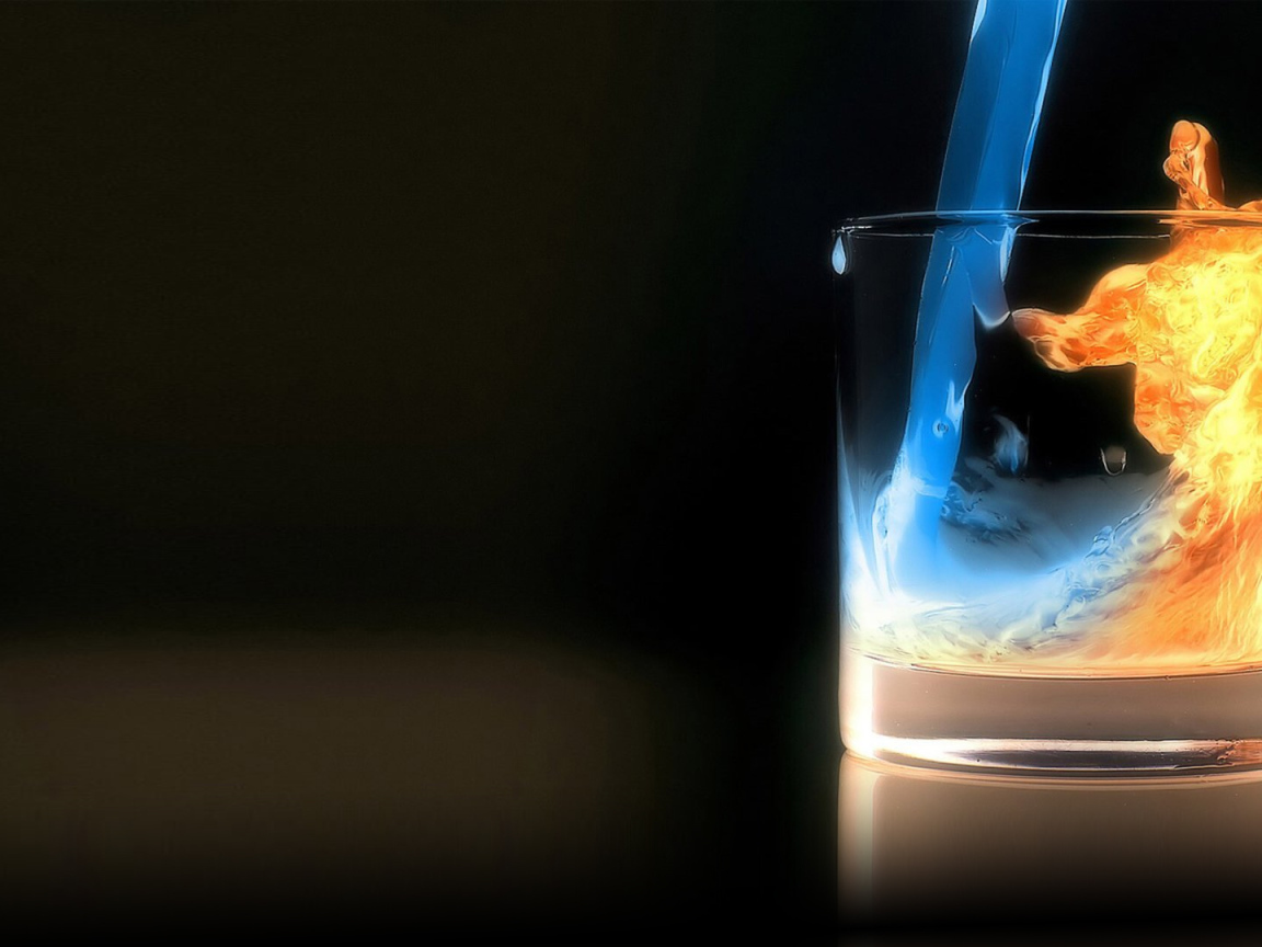 Огонь и вода в стакане