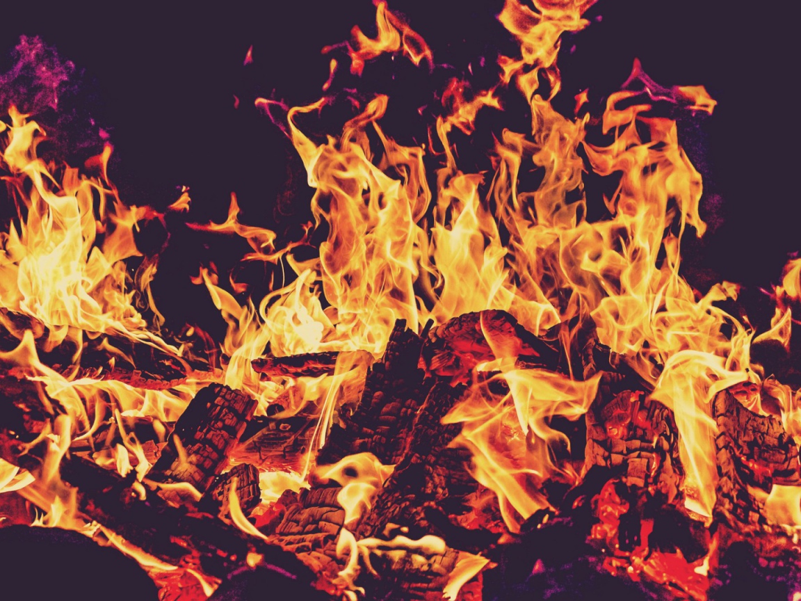 Пламя костра