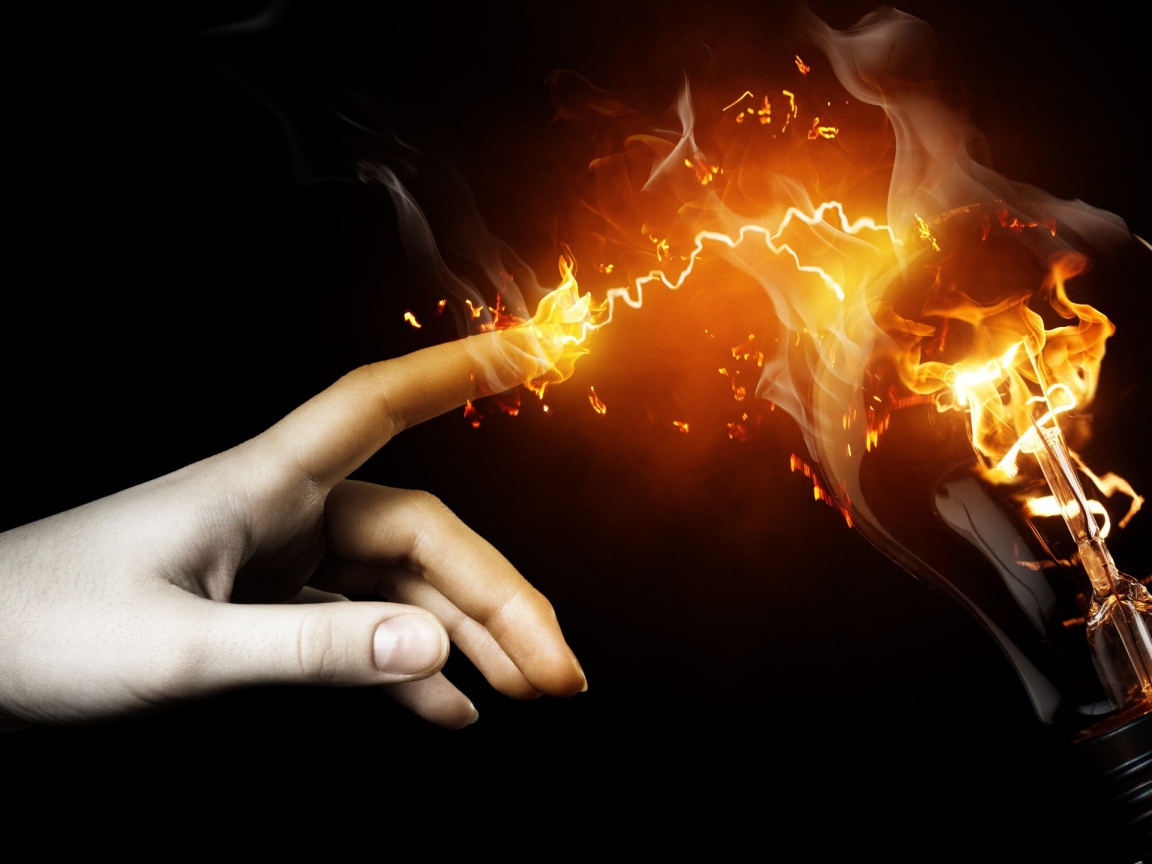 Рука и молния