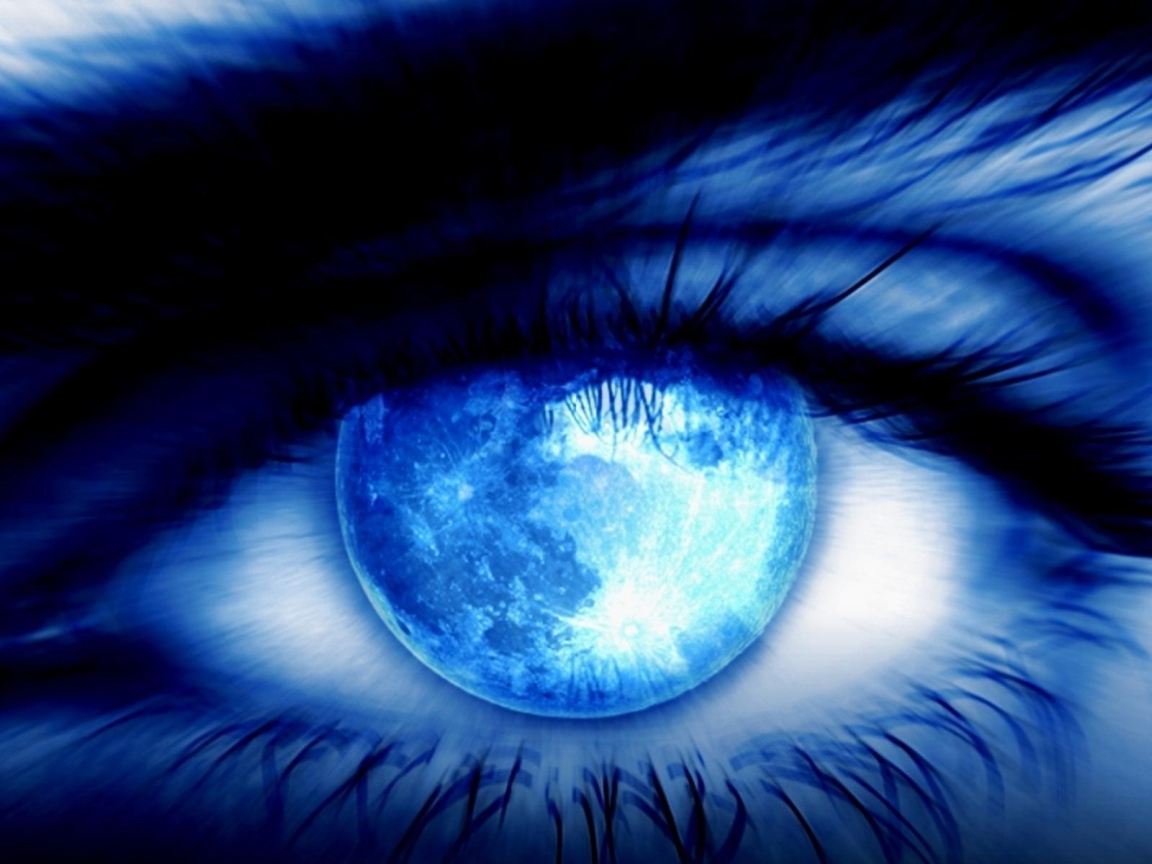 Неоновый глаз