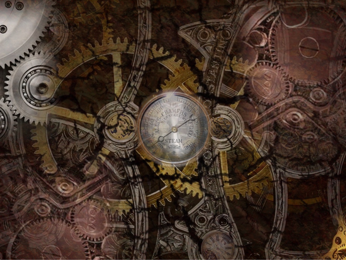 Бег времени стимпанк