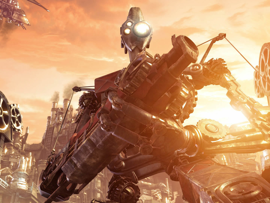 Робот будущего стимпанк