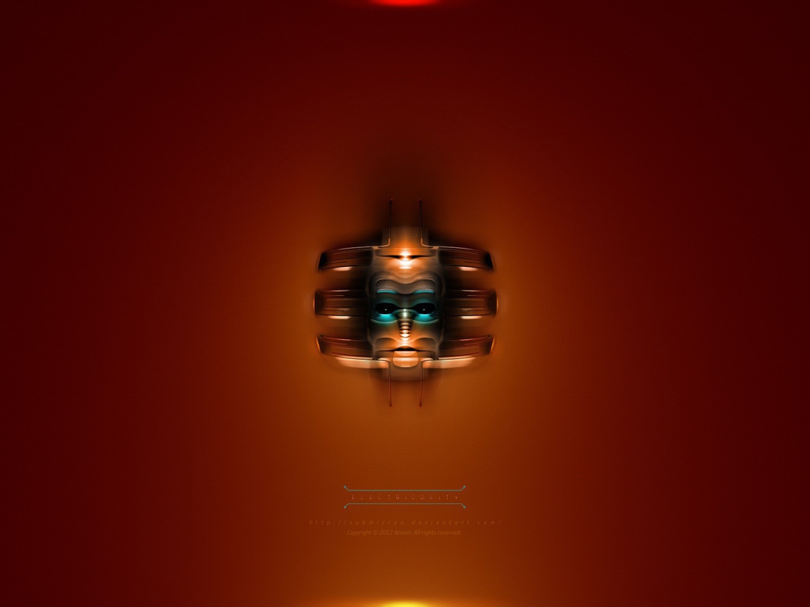 Светильник в виде маски