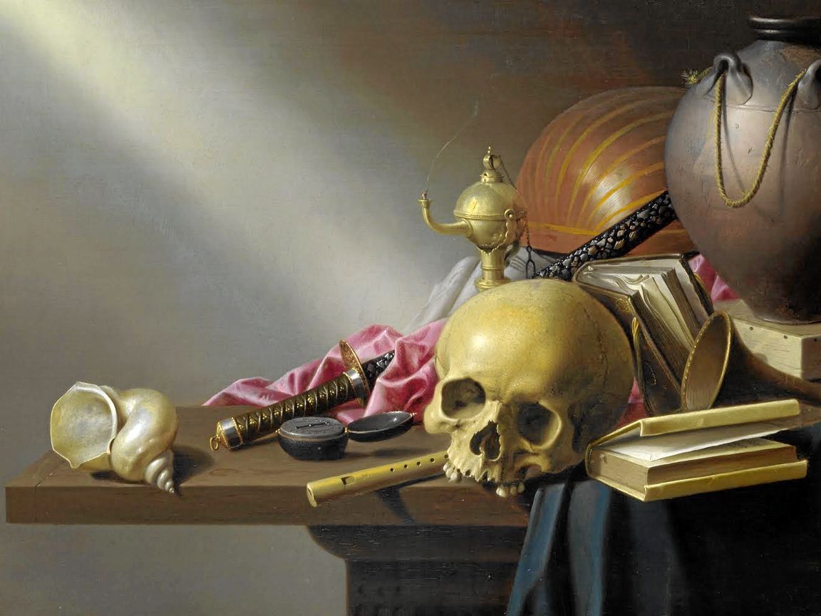 Рисунок с черепом