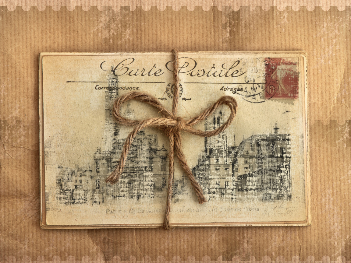 Письмо перевязанное веревкой