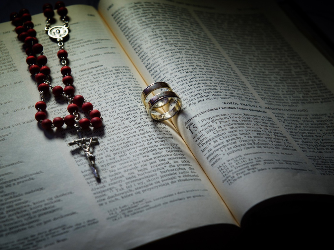 Два кольца на книге