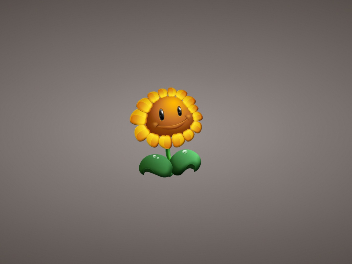 Пластиковый подсолнух