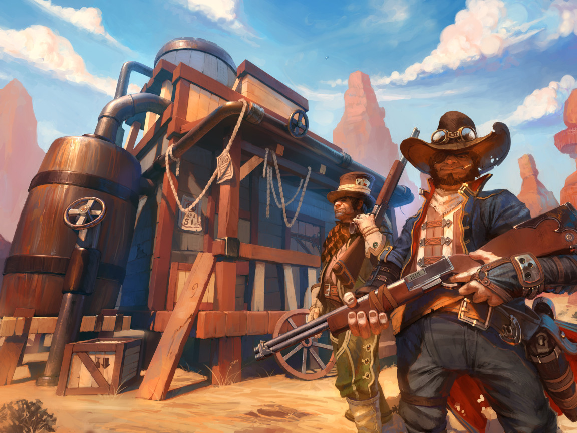 Бандиты на диком западе