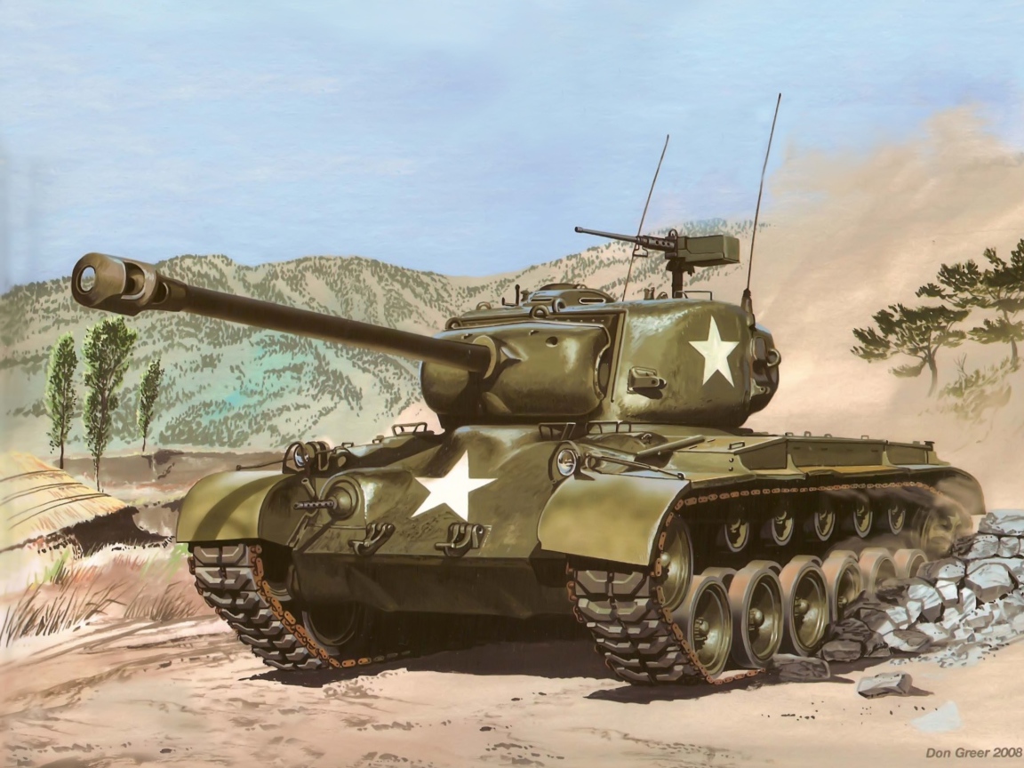 Американский средний танк М-26