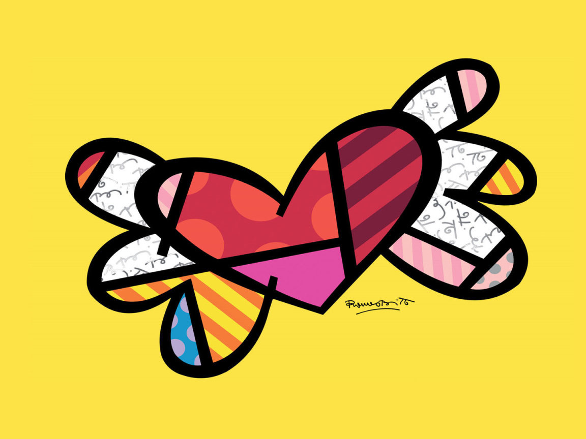 Картина Энди Уорхола Сердце